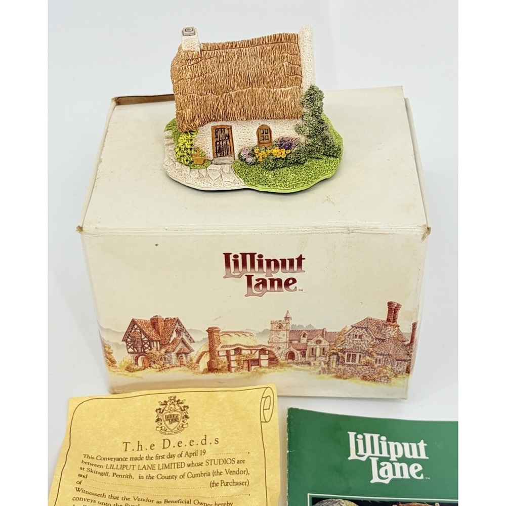 Lilliput Lane Bro Dawel Cottage From The Welsh Collection Original Box and Deeds